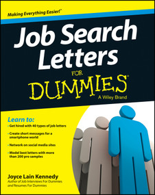 Job Search Letters For Dummies by Joyce Lain Kennedy, 9781118436417