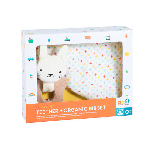 Teether + Organic Bib, 5055923789919
