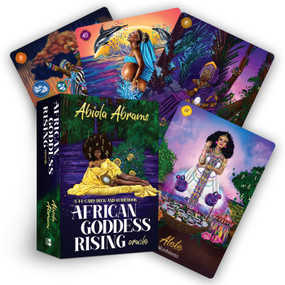 African Goddess Rising Oracle (A 44-Card Deck and Guidebook) by Abiola Abrams, 9781401963101