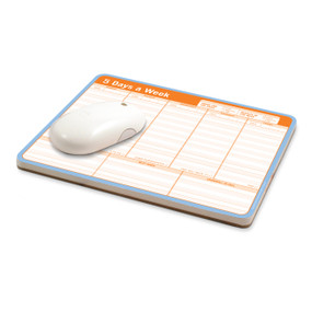 5 Days a Week Paper Mousepad by Knock Knock, 9781601062543