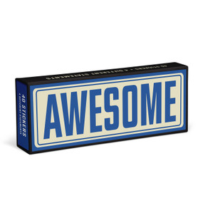 Knock Knock Awesome Sticker Statements, 9781683491330