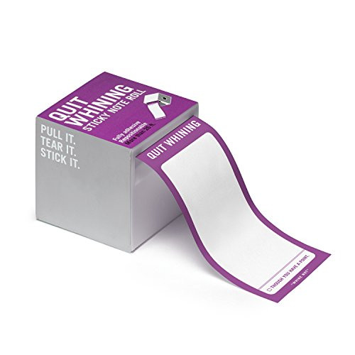 Knock Knock Quit Whining Sticky Roll Notes, 9781683490647