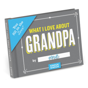 What I Love about Grandpa Fill in the Love Book by Knock Knock, 9781683490494
