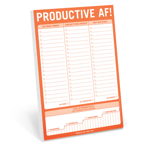 Productive AF! Pad by Knock Knock, 9781683491019