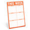 This Week Pad (Orange) by Knock Knock, 9781601064998