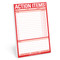 Action Items! Pad by Knock Knock, 9781601068781