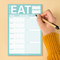 What to Eat (Teal) Magnet, 9781601069900