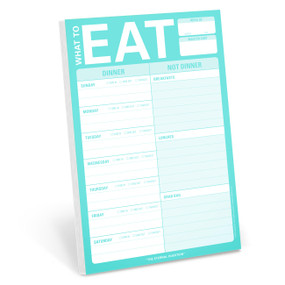 What To Eat Pad (Mint Green) by Knock Knock, 9781601069900