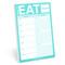 What To Eat Pad (Mint Green) by Knock Knock, 9781601069900