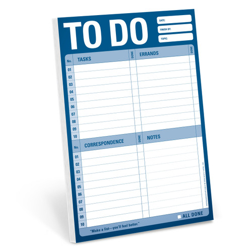 To Do Pad (Blue) by Knock Knock, 9781601061522