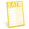 What to Eat Pad with Magnet (Yellow) by Knock Knock, 9781601061539