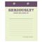 Knock Knock Seriously? Desktop Pad, 9781601066091