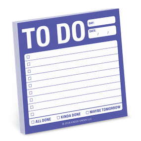 To Do Sticky Note - 9781683490463 by Knock Knock, 9781683490463