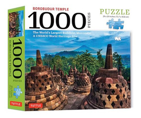 Borobudur Temple, Indonesia - 1000 Piece Jigsaw Puzzle by Tuttle Studio, 9780804853422