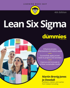 Lean Six Sigma For Dummies by Martin Brenig-Jones, Jo Dowdall, 9781119796718