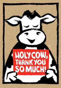 Holy Cow: Thank You So Much! (Thank-You Cards) by Amy Krouse Rosenthal, Tom Lichtenheld, 9781419722134