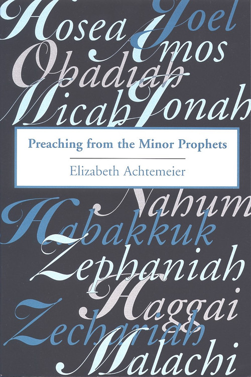 Preaching from the Minor Prophets (Texts and Sermon Suggestions) by Elizabeth Achtemeier, 9780802843708