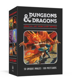 Dungeons & Dragons 100 Postcards: Archival Art from Every Edition by Official Dungeons & Dragons Licensed, 9781984824622