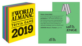 The World Almanac 2019 Trivia Game by Sarah Janssen, 9781600572258