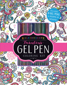 Kaleidoscope: Fabulous Gel Pen Coloring Kit (Includes 8 Gel Pens and Dozens of Designs!) by Editors of Silver Dolphin Books, 9781684123070