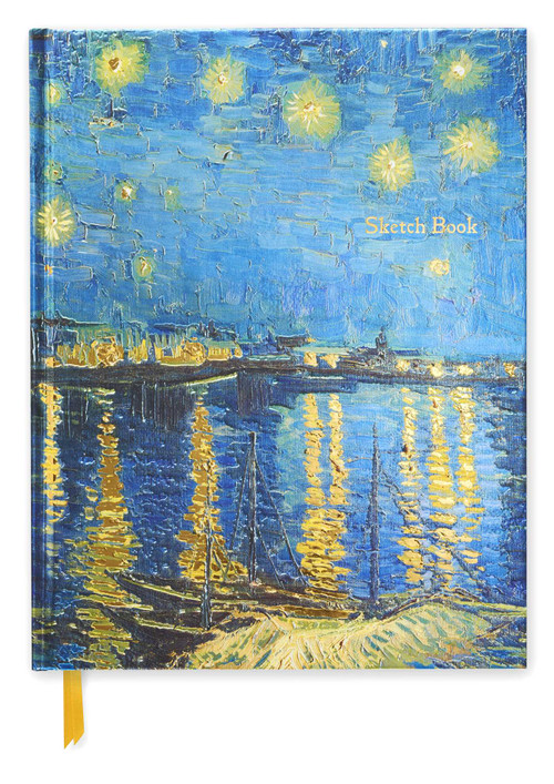 Vincent van Gogh: Starry Night over the Rhône (Blank Sketch Book) by Flame Tree Studio, 9781783613656