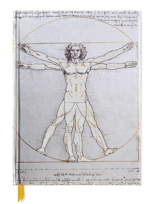 Da Vinci: Vitruvian Man (Blank Sketch Book) by Flame Tree Studio, 9781786640192