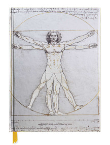 Da Vinci: Vitruvian Man (Blank Sketch Book) by Flame Tree Studio, 9781786640192