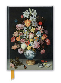 National Gallery: Bosschaert the Elder: Still Life of Flowers (Foiled Journal) by Flame Tree Studio, 9781787550261