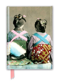 Japanese Dancers Wearing Traditional Kimonos (Foiled Journal) by Flame Tree Studio, 9781787550292