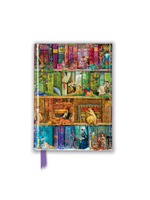 Aimee Stewart: A Stitch in Time Bookshelf (Foiled Pocket Journal) by Flame Tree Studio, 9781787555792