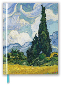 Vincent van Gogh: Wheat Field with Cypresses (Blank Sketch Book) by Flame Tree Studio, 9781787555907