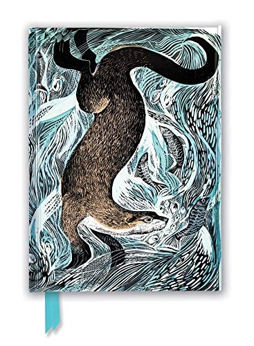 Angela Harding: Fishing Otter (Foiled Journal) by Flame Tree Studio, 9781787558021