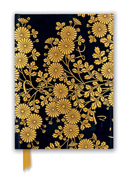 Uematsu Hobi: Box Decorated with Chrysanthemums (Foiled Journal) by Flame Tree Studio, 9781787558229