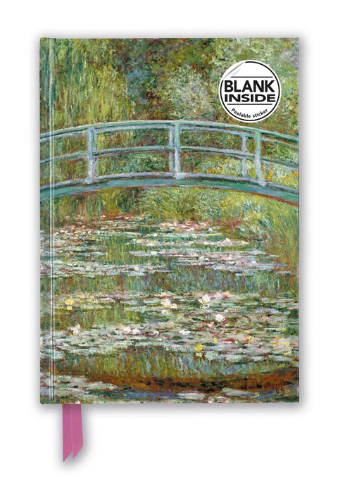Claude Monet: Bridge over a Pond of Water Lilies (Foiled Blank Journal) by Flame Tree Studio, 9781787558526
