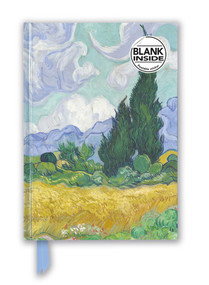 Vincent van Gogh: Wheat Field with Cypresses (Foiled Blank Journal) by Flame Tree Studio, 9781787558533