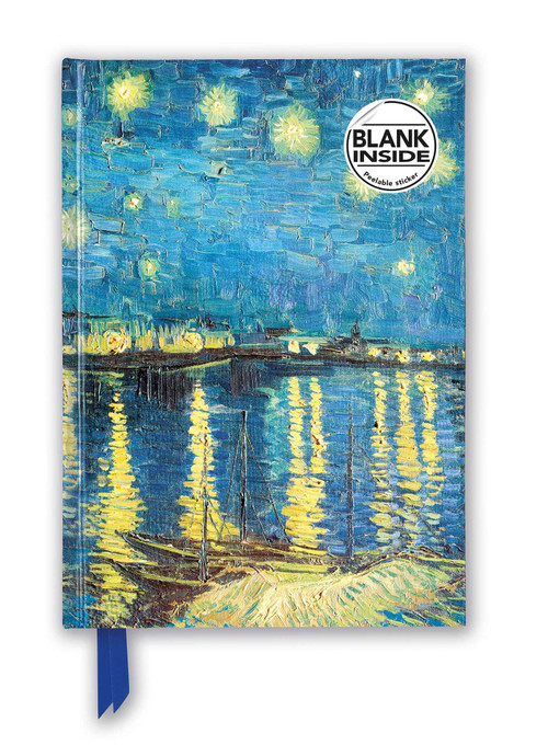 Vincent van Gogh: Starry Night over the Rhône (Foiled Blank Journal) by Flame Tree Studio, 9781787558571