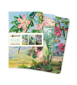Kew Gardens: Marianne North Set of 3 Mini Notebooks by Flame Tree Studio, 9781787559165