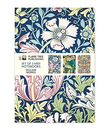 William Morris Midi Notebook Collection by Flame Tree Studio, 9781839644870