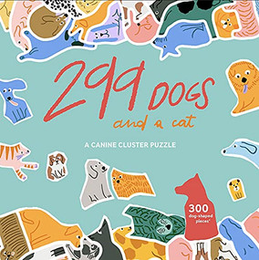 299 Dogs (and a cat) 300 Piece Puzzle (A Canine Cluster Puzzle) by Léa Maupetit, 9781913947156