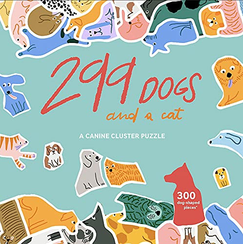 299 Dogs (and a cat) 300 Piece Puzzle (A Canine Cluster Puzzle) by Léa Maupetit, 9781913947156