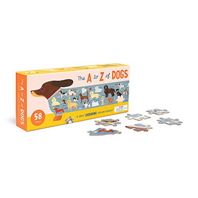 The A to Z of Dogs 58 Piece Puzzle (A Very Looooong Jigsaw Puzzle) by Seungyoun Kim, 9781913947378