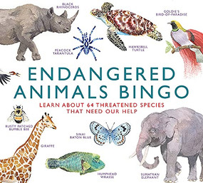 Endangered Animals Bingo (Learn About 64 Threatened Species That Need Our Help) by Marcel George, 9781913947439