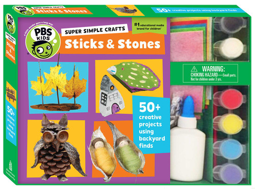 Super Simple Crafts: Sticks and Stones by Editors of PBS KIDS, 9781935703846