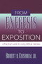 From Exegesis to Exposition (A Practical Guide to Using Biblical Hebrew) by Robert B. Chisholm Jr., 9780801021718