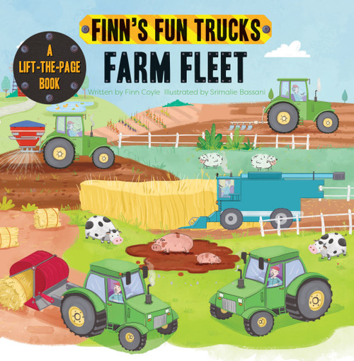 Farm Fleet (A Lift-the-Page Truck Book) by Finn Coyle, Srimalie  Bassani, 9781486714889