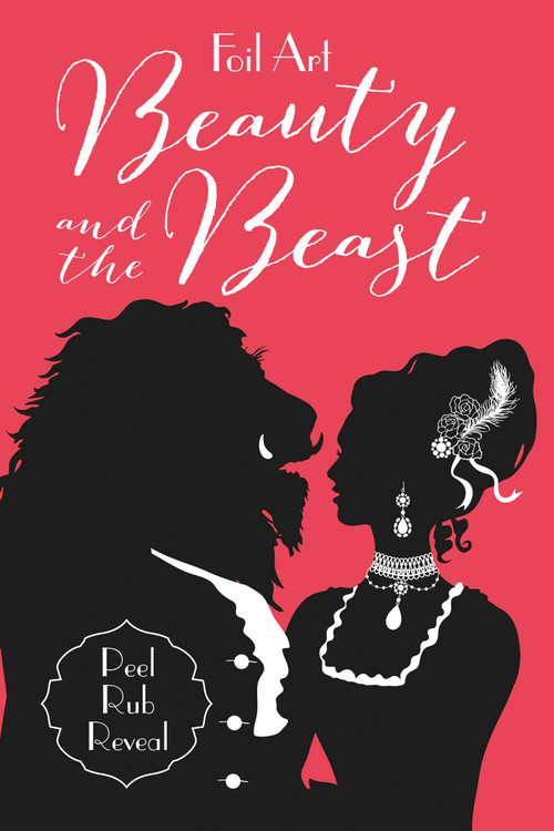 Foil Art: Beauty and the Beast by Laura Barrett, 9781499803396