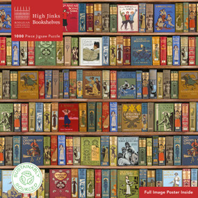 Adult Sustainable Jigsaw Puzzle Bodleian Libraries: High Jinks Bookshelves (1000-pieces. Ethical, Sustainable, Earth-friendly) by Flame Tree Studio, 9781786646354