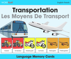 WordPlay Language Memory Cards-Transportation (English-French) by Milet Publishing, Milet Publishing, 9781840595536