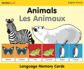 WordPlay Language Memory Cards-Animals (English-French) by Milet Publishing, Milet Publishing, 9781840595598