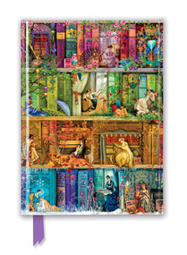 Aimee Stewart: A Stitch in Time Bookshelves (Foiled Journal) by Flame Tree Studio, 9781787550018